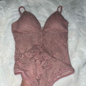 Nude Pink - Bodysuit - Tank Top